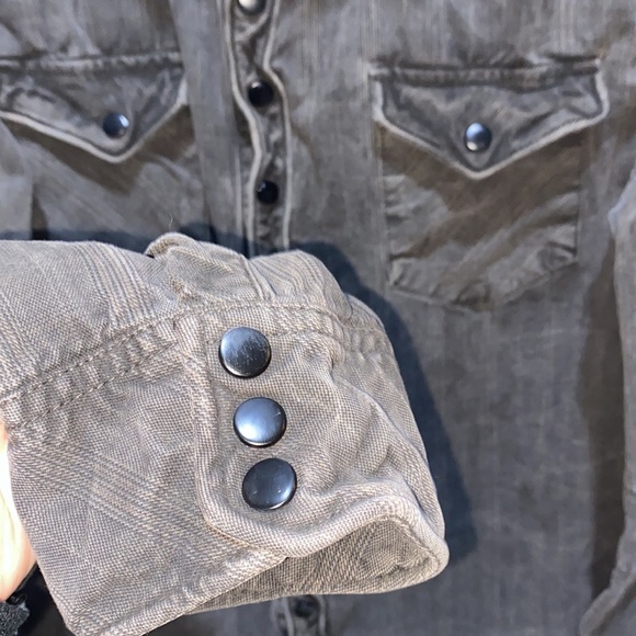 Rogue black denim rugged long sleeve shirt - Picture 9 of 11